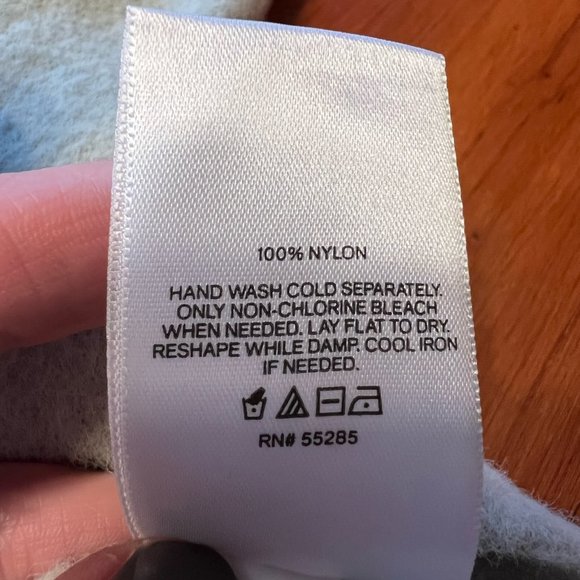 NWT Express Mock Neck Icy Light Blue Sweater Sz XS - Picture 3 of 5